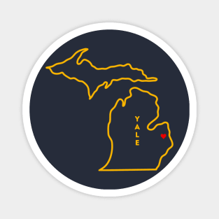 Yale MI Love (Yellow) Magnet